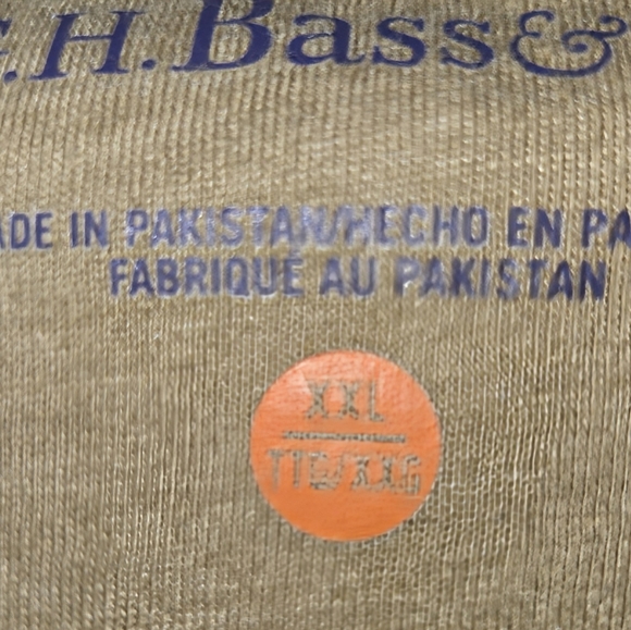 G.H.Bass & Co. Mens Long Sleeved Thermal T-Shirt Tan color, size XXL - Picture 11 of 12